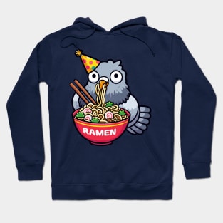 Birthday Pigeon With Ramen Hoodie